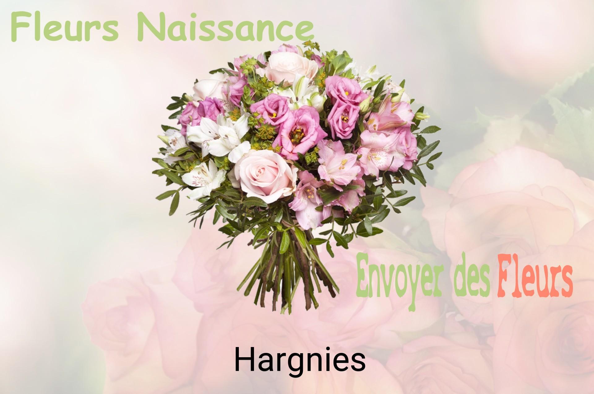 Bouquet de fleurs de naissance livré à Hargnies